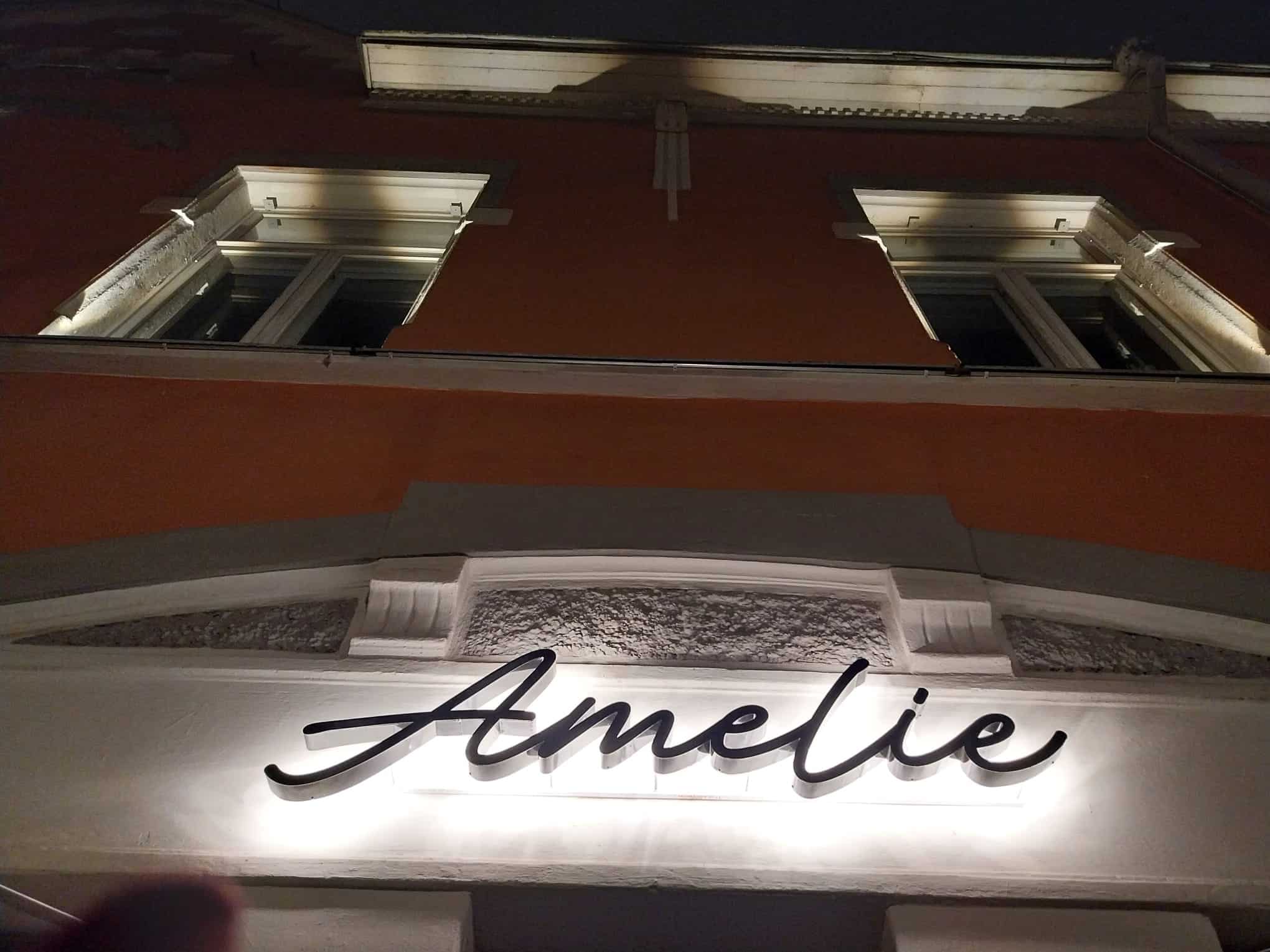 Amelie-irtokirjainvalomainos