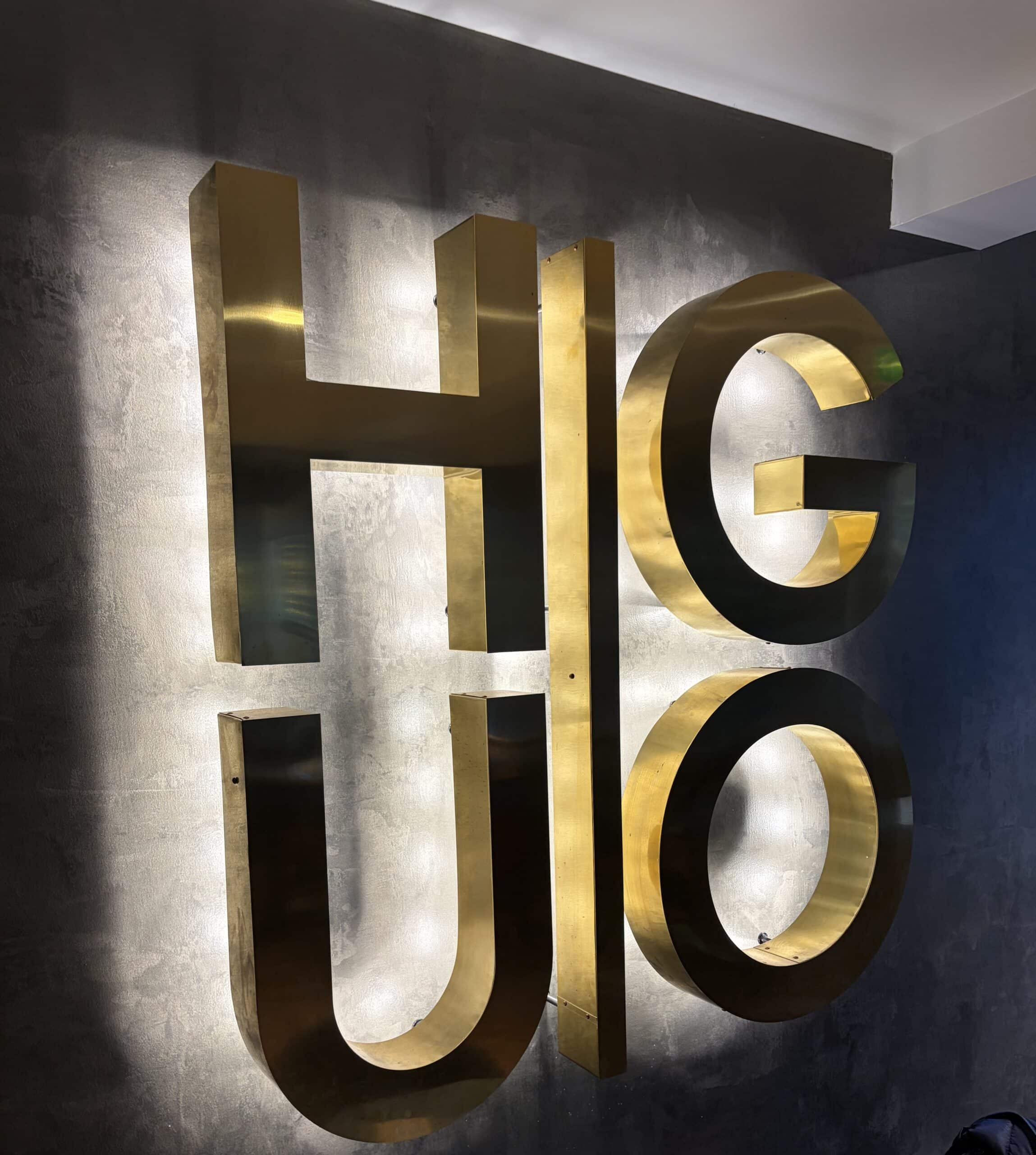 HUGO-irtokirjainvalomainos