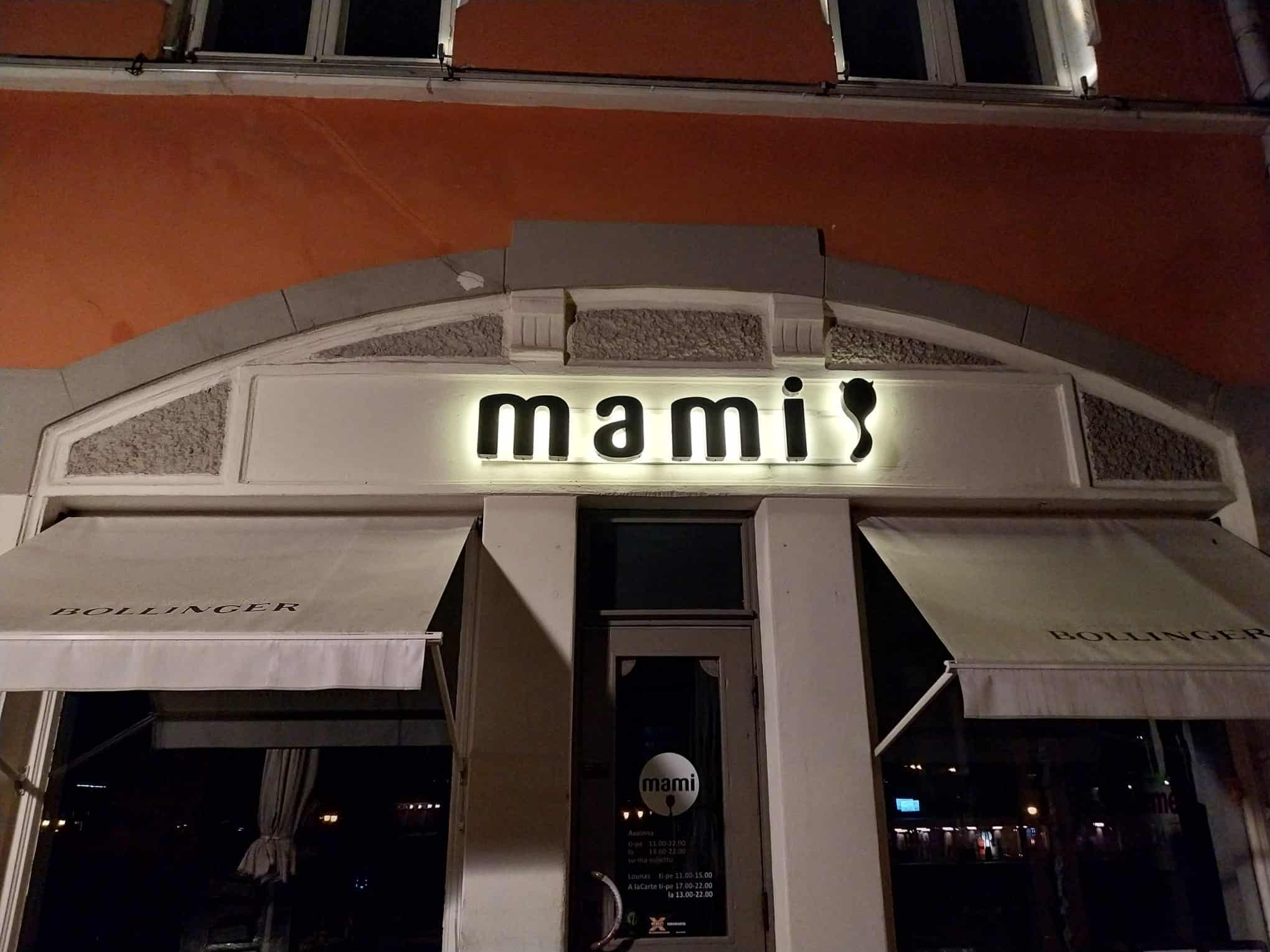 Mami-irtokirjainvalomainos