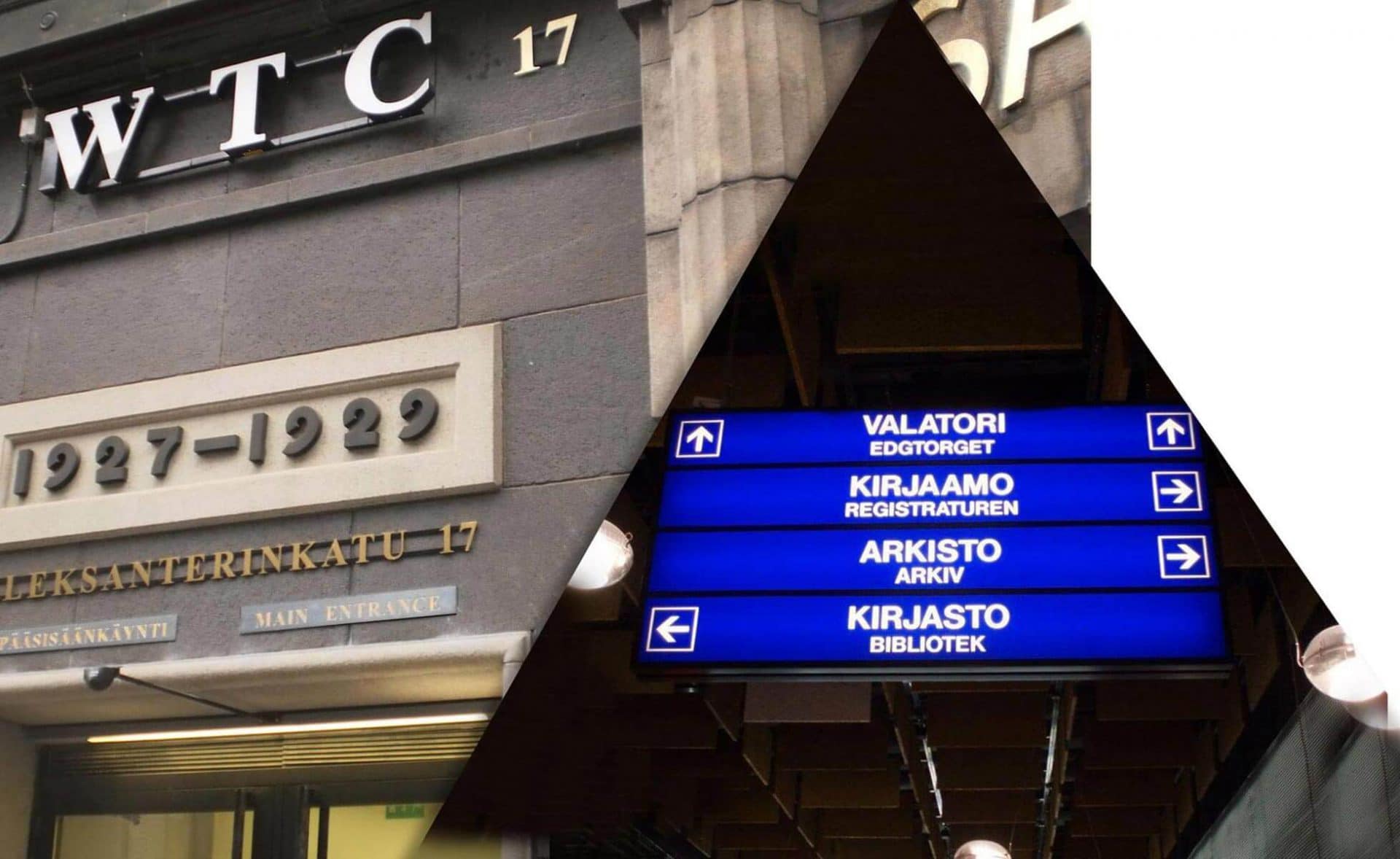 Kylttejä ja opasteita